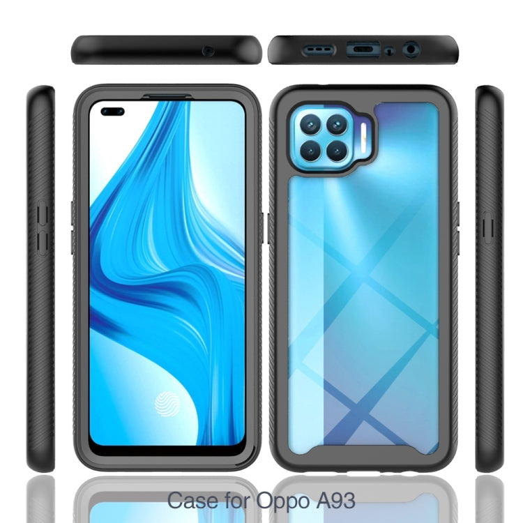 Starry Sky Solid Color Series Shockproof PC + TPU Protective Case, For OPPO A93, For OnePlus Nord N100