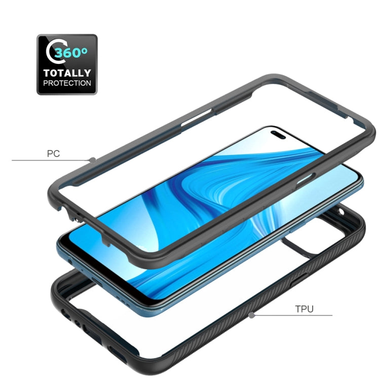 Starry Sky Solid Color Series Shockproof PC + TPU Protective Case, For OPPO A93, For OnePlus Nord N100