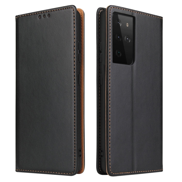 Fierre Shann PU Genuine Leather Texture Horizontal Flip Leather Case with Holder & Card Slots & Wallet