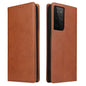 Fierre Shann PU Genuine Leather Texture Horizontal Flip Leather Case with Holder & Card Slots & Wallet