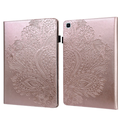 Peacock Embossed Pattern TPU + PU Horizontal Flip Leather Case with Holder & Card Slots & Wallet, For Samsung Galaxy Tab A7 T500, For Samsung Galaxy Tab S6 Lite P610, For Samsung Galaxy Tab A 8.0 (2019) T290, For Samsung Galaxy Tab A 10.1 (2019) T510