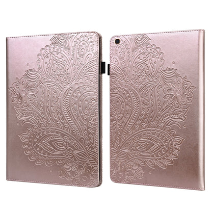 Peacock Embossed Pattern TPU + PU Horizontal Flip Leather Case with Holder & Card Slots & Wallet, For Samsung Galaxy Tab A7 T500, For Samsung Galaxy Tab S6 Lite P610, For Samsung Galaxy Tab A 8.0 (2019) T290, For Samsung Galaxy Tab A 10.1 (2019) T510