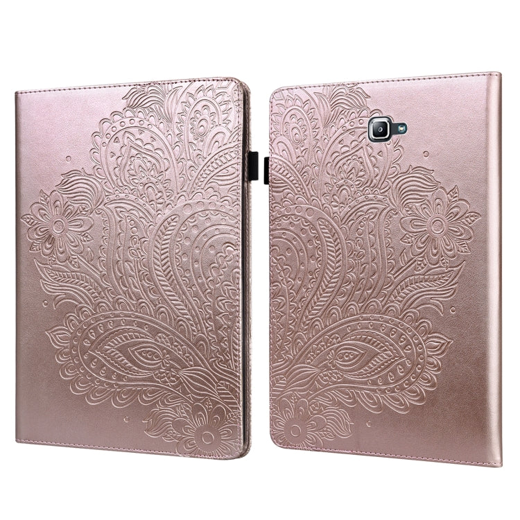 Peacock Embossed Pattern TPU + PU Horizontal Flip Leather Case with Holder & Card Slots & Wallet, For Samsung Galaxy Tab A 10.1 (2016) T580, For Samsung Galaxy Tab S2 9.7 T815, For Samsung Galaxy Tab S8 / Galaxy Tab S7 T875
