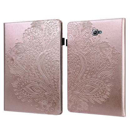 Peacock Embossed Pattern TPU + PU Horizontal Flip Leather Case with Holder & Card Slots & Wallet, For Samsung Galaxy Tab A 10.1 (2016) T580, For Samsung Galaxy Tab S2 9.7 T815, For Samsung Galaxy Tab S8 / Galaxy Tab S7 T875
