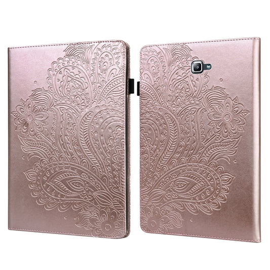 Peacock Embossed Pattern TPU + PU Horizontal Flip Leather Case with Holder & Card Slots & Wallet, For Samsung Galaxy Tab A 10.1 (2016) T580, For Samsung Galaxy Tab S2 9.7 T815, For Samsung Galaxy Tab S8 / Galaxy Tab S7 T875