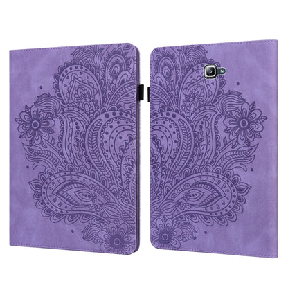 Peacock Embossed Pattern TPU + PU Horizontal Flip Leather Case with Holder & Card Slots & Wallet, For Samsung Galaxy Tab A 10.1 (2016) T580, For Samsung Galaxy Tab S2 9.7 T815, For Samsung Galaxy Tab S8 / Galaxy Tab S7 T875