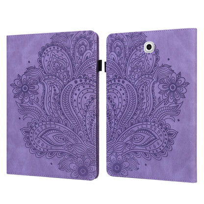 Peacock Embossed Pattern TPU + PU Horizontal Flip Leather Case with Holder & Card Slots & Wallet, For Samsung Galaxy Tab A 10.1 (2016) T580, For Samsung Galaxy Tab S2 9.7 T815, For Samsung Galaxy Tab S8 / Galaxy Tab S7 T875