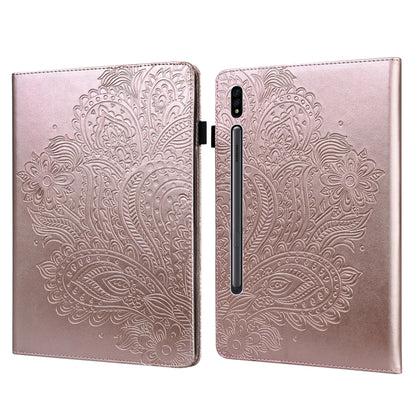 Peacock Embossed Pattern TPU + PU Horizontal Flip Leather Case with Holder & Card Slots & Wallet, For Samsung Galaxy Tab A 10.1 (2016) T580, For Samsung Galaxy Tab S2 9.7 T815, For Samsung Galaxy Tab S8 / Galaxy Tab S7 T875
