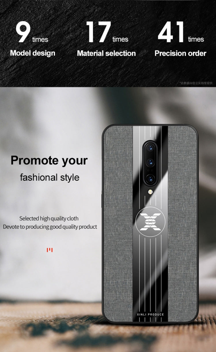 XINLI Stitching Cloth Textue Shockproof TPU Protective Case, For OnePlus 6, For OnePlus 6T, For OnePlus 7 Pro, For Meizu Note 8, For Meizu Note 9