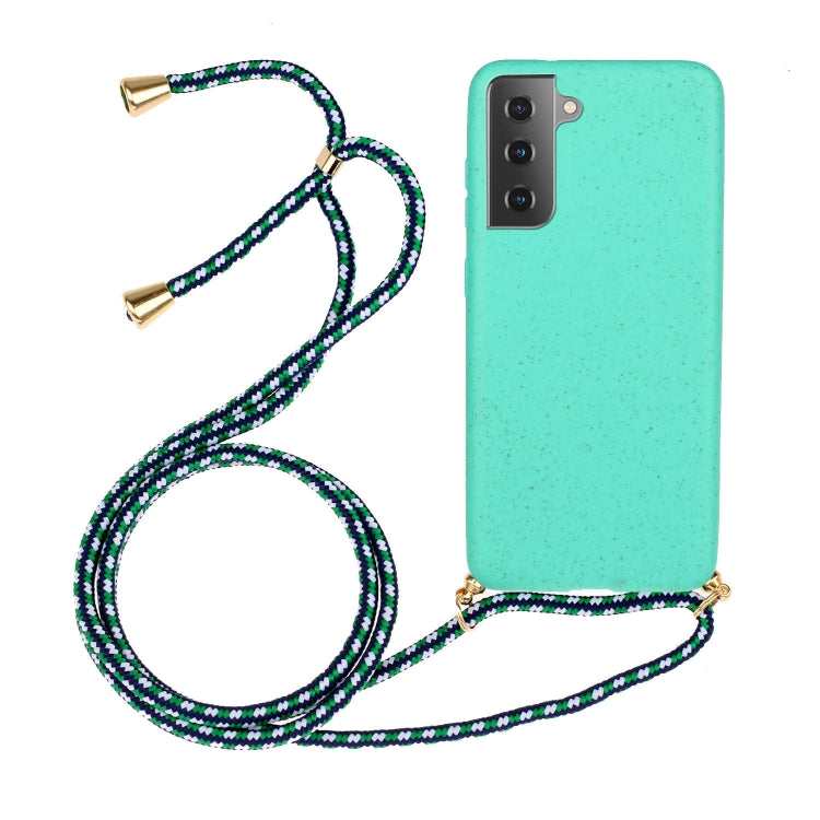 Wheat Straw Material + TPU Protective Case with Lanyard