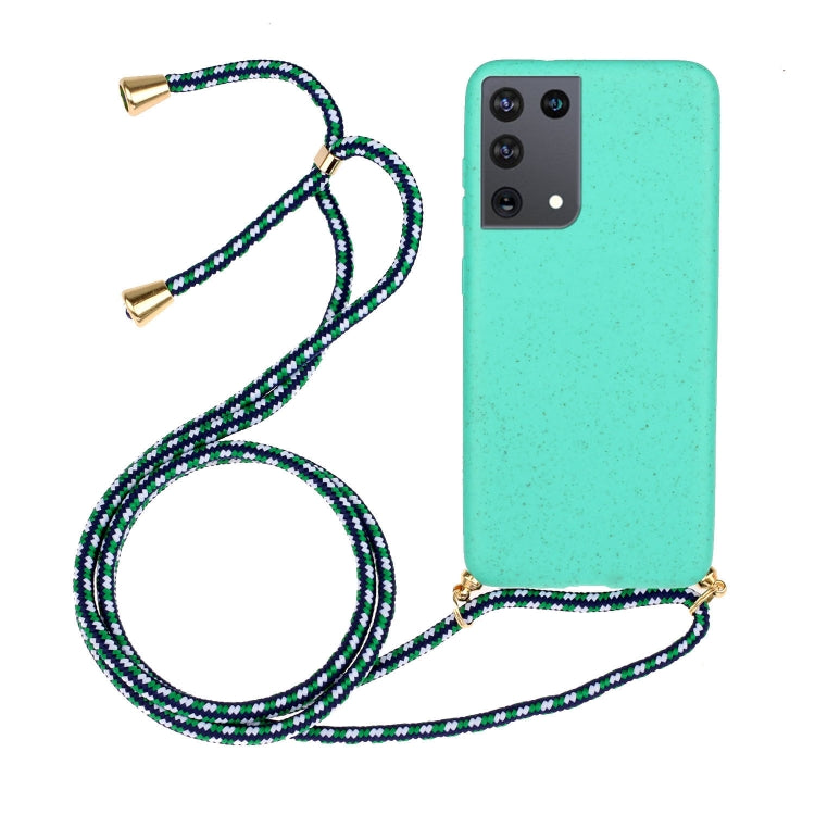 Wheat Straw Material + TPU Protective Case with Lanyard