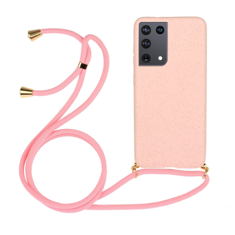 Wheat Straw Material + TPU Protective Case with Lanyard