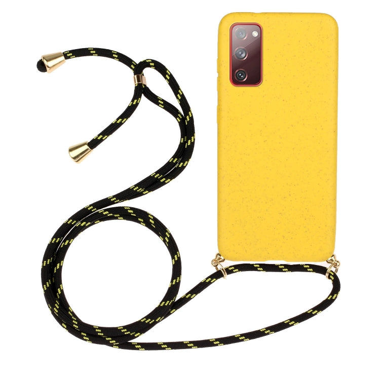 Wheat Straw Material + TPU Protective Case with Lanyard