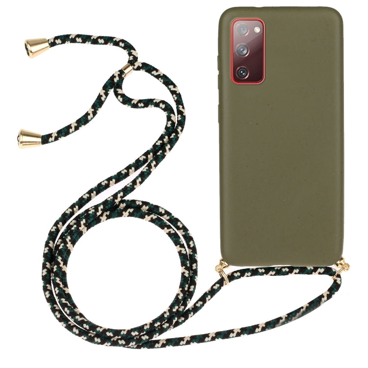 Wheat Straw Material + TPU Protective Case with Lanyard