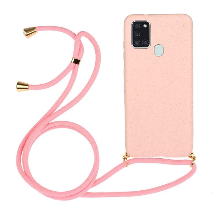 Wheat Straw Material + TPU Protective Case with Lanyard