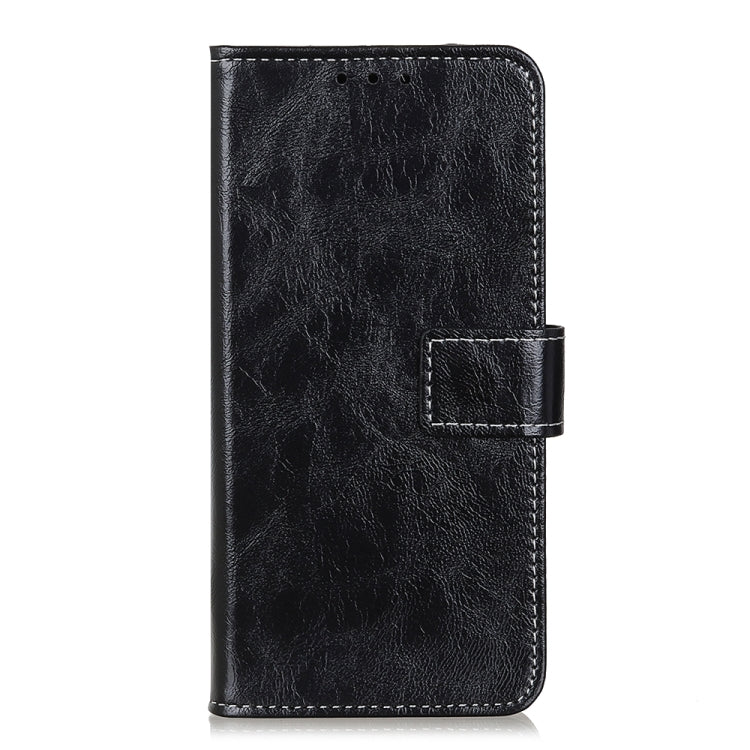 Retro Crazy Horse Texture Horizontal Flip Leather Case for OnePlus 6T , with Holder & Card Slots & Wallet & Photo Frame