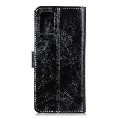 Retro Crazy Horse Texture Horizontal Flip Leather Case for OnePlus 6T , with Holder & Card Slots & Wallet & Photo Frame