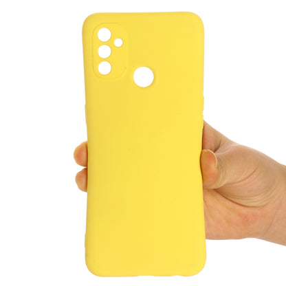 Pure Color Liquid Silicone Shockproof Full Coverage Case, For OnePlus Nord N100