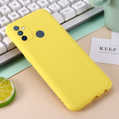 Pure Color Liquid Silicone Shockproof Full Coverage Case, For OnePlus Nord N100