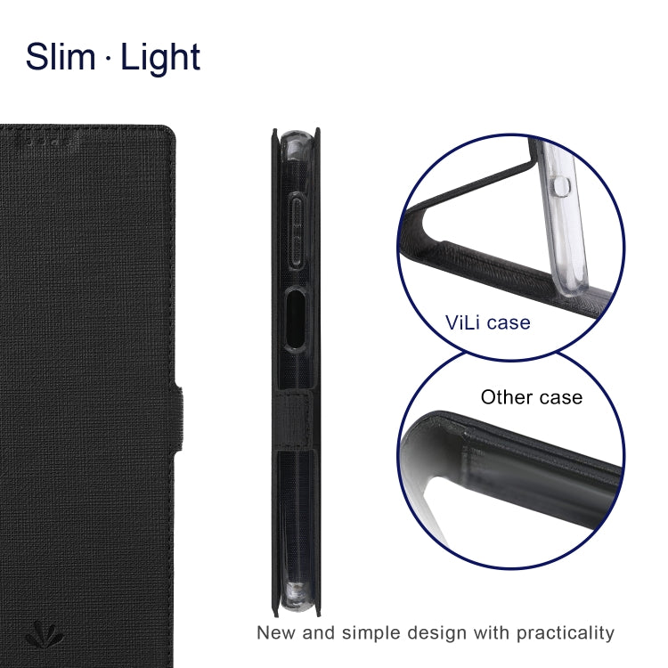 ViLi K Series Shockproof TPU + PU Leather Magnetic Buckle Horizontal Flip Case with Card Slots & Wallet & Holder, For Samsung Galaxy A32 5G, For Samsung Galaxy A12