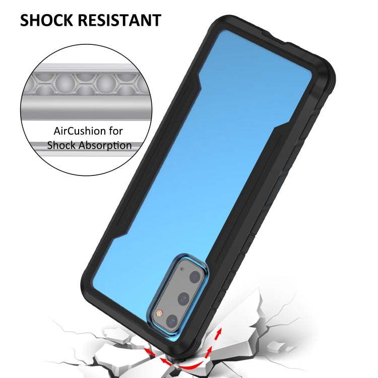 iPAKY Thunder Series Aluminum Frame + TPU Bumper + Clear PC Shockproof Case