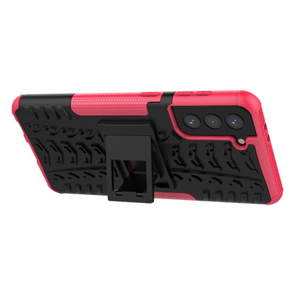 Tire Texture Shockproof TPU+PC Protective Case with Holder, For Samsung Galaxy S21+ 5G, For Xiaomi Poco M3 /Redmi Note 9 4G
