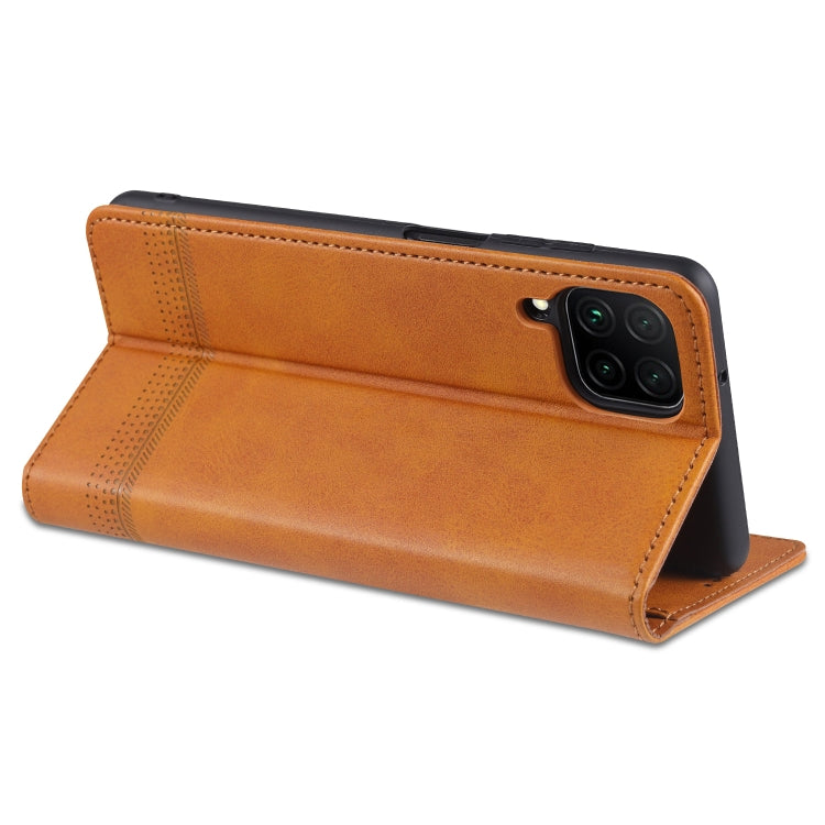 AZNS Magnetic Calf Texture Horizontal Flip Leather Case with Card Slots & Holder & Wallet