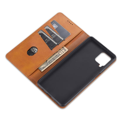 AZNS Magnetic Calf Texture Horizontal Flip Leather Case with Card Slots & Holder & Wallet