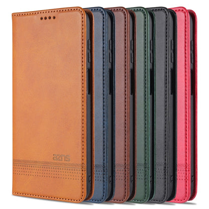 AZNS Magnetic Calf Texture Horizontal Flip Leather Case with Card Slots & Holder & Wallet