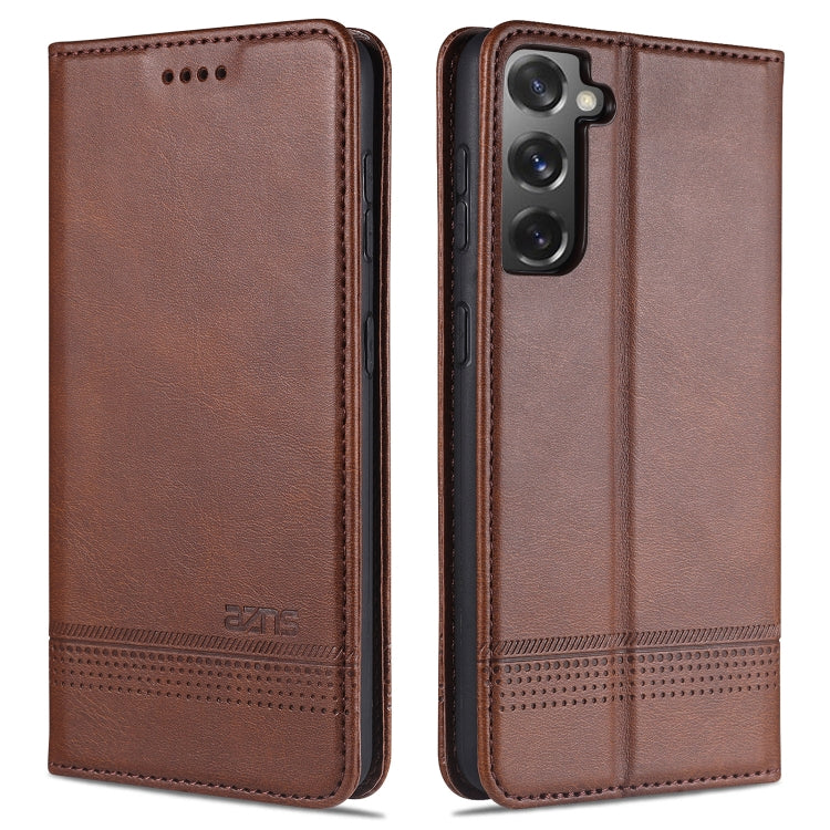 AZNS Magnetic Calf Texture Horizontal Flip Leather Case with Card Slots & Holder & Wallet