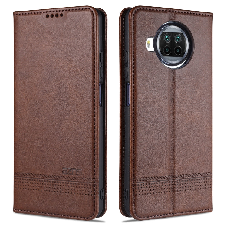 AZNS Magnetic Calf Texture Horizontal Flip Leather Case with Card Slots & Holder & Wallet