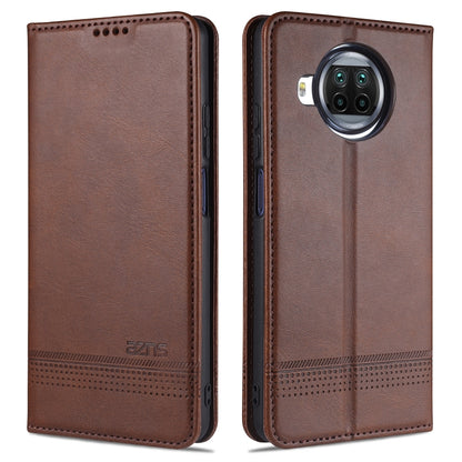 AZNS Magnetic Calf Texture Horizontal Flip Leather Case with Card Slots & Holder & Wallet