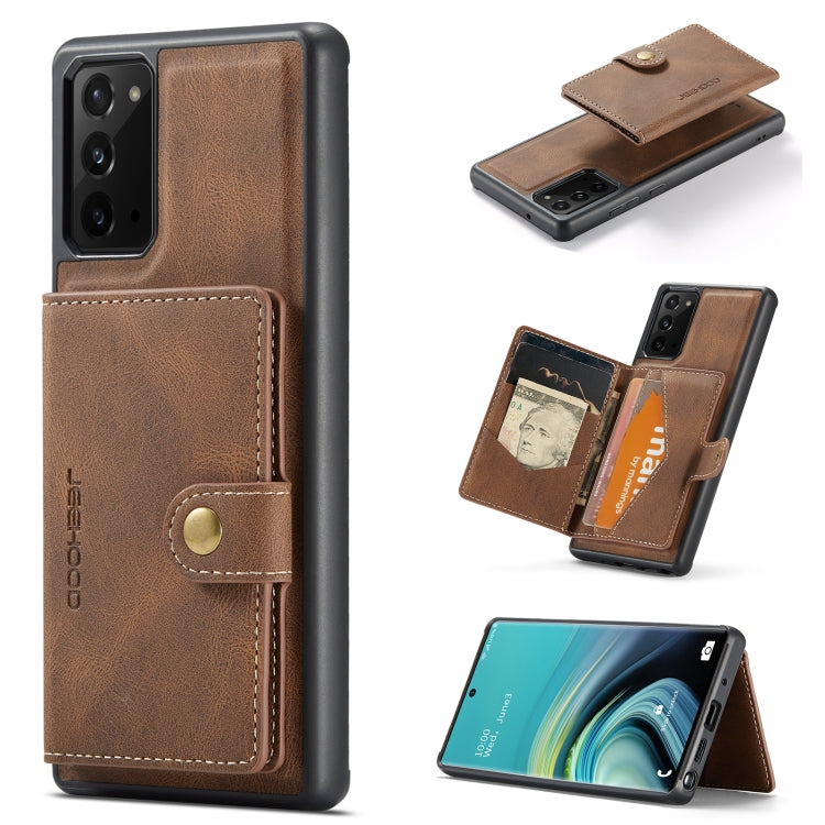 JEEHOOD Retro Magnetic Detachable Protective Case with Wallet & Card Slot & Holder