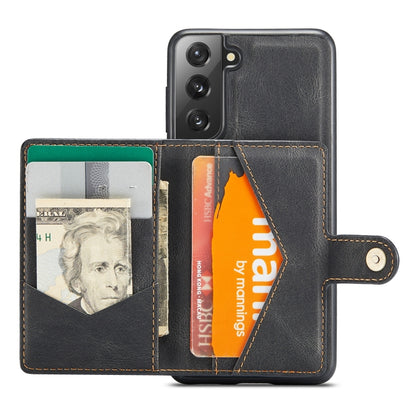 JEEHOOD Retro Magnetic Detachable Protective Case with Wallet & Card Slot & Holder