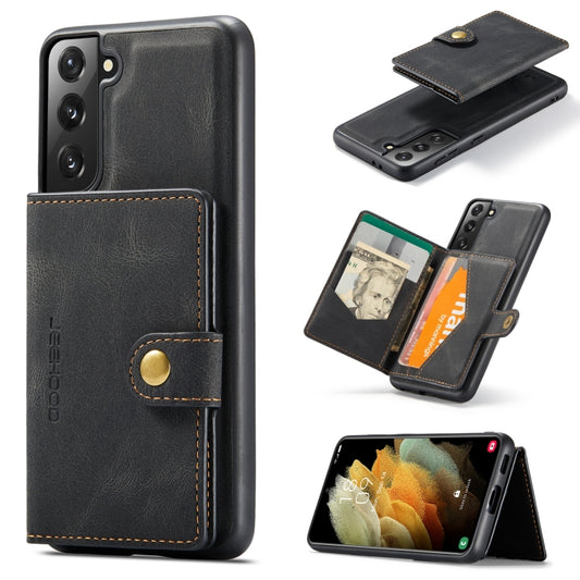 JEEHOOD Retro Magnetic Detachable Protective Case with Wallet & Card Slot & Holder