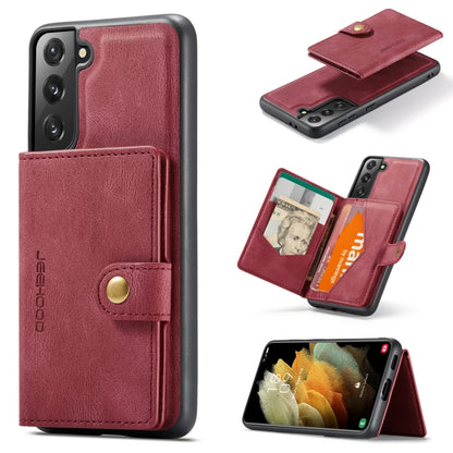 JEEHOOD Retro Magnetic Detachable Protective Case with Wallet & Card Slot & Holder