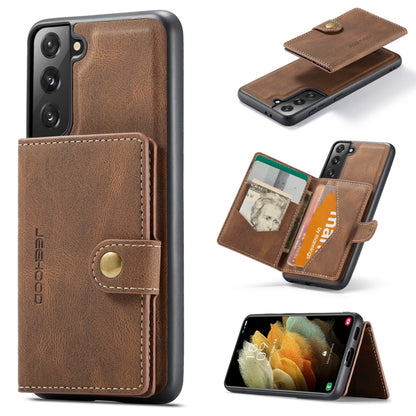 JEEHOOD Retro Magnetic Detachable Protective Case with Wallet & Card Slot & Holder