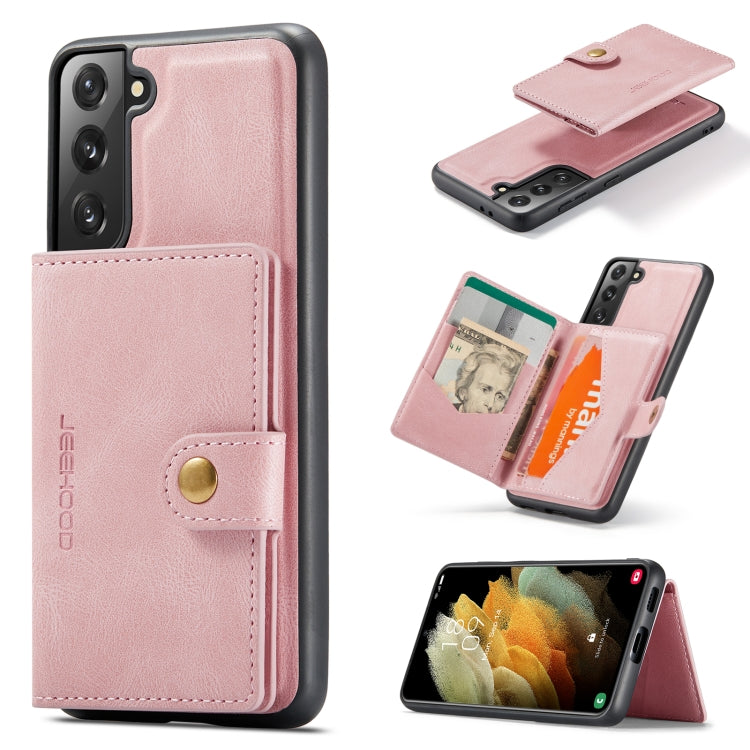 JEEHOOD Retro Magnetic Detachable Protective Case with Wallet & Card Slot & Holder