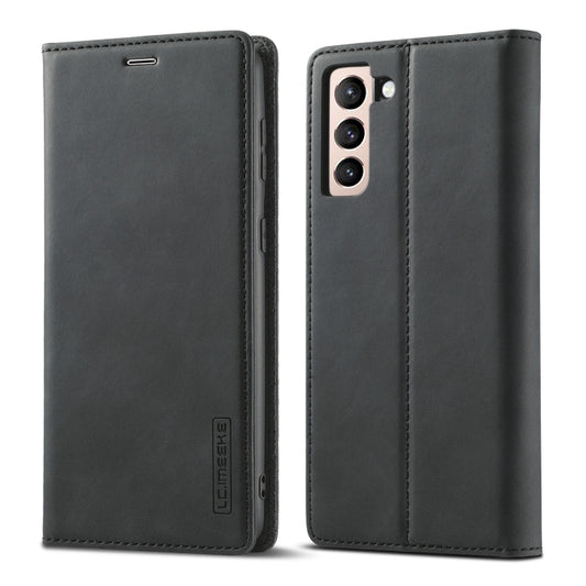 LC.IMEEKE Strong Magnetism Ultra-thin Horizontal Flip Matte TPU + PU Leather Case with Holder & Card Slots & Wallet