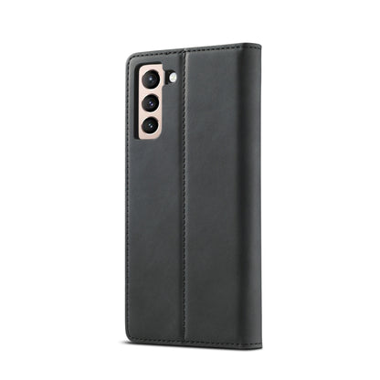 LC.IMEEKE Strong Magnetism Ultra-thin Horizontal Flip Matte TPU + PU Leather Case with Holder & Card Slots & Wallet