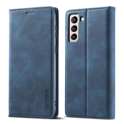 LC.IMEEKE Strong Magnetism Ultra-thin Horizontal Flip Matte TPU + PU Leather Case with Holder & Card Slots & Wallet