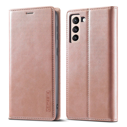 LC.IMEEKE Strong Magnetism Ultra-thin Horizontal Flip Matte TPU + PU Leather Case with Holder & Card Slots & Wallet, For Samsung Galaxy S21 5G, For Samsung Galaxy S21+ 5G, For Samsung Galaxy S21 Ultra 5G