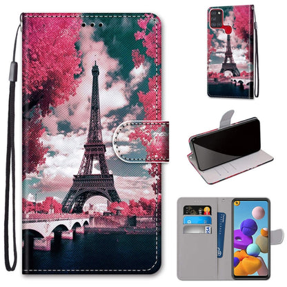 Coloured Drawing Cross Texture Horizontal Flip PU Leather Case with Holder & Card Slots & Wallet & Lanyard, Series 1