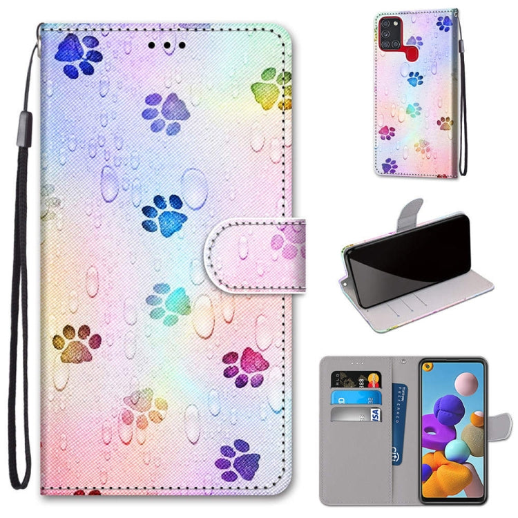 Coloured Drawing Cross Texture Horizontal Flip PU Leather Case with Holder & Card Slots & Wallet & Lanyard, Series 1
