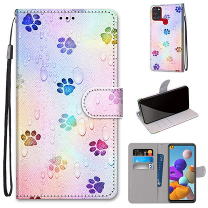 Coloured Drawing Cross Texture Horizontal Flip PU Leather Case with Holder & Card Slots & Wallet & Lanyard, Series 1