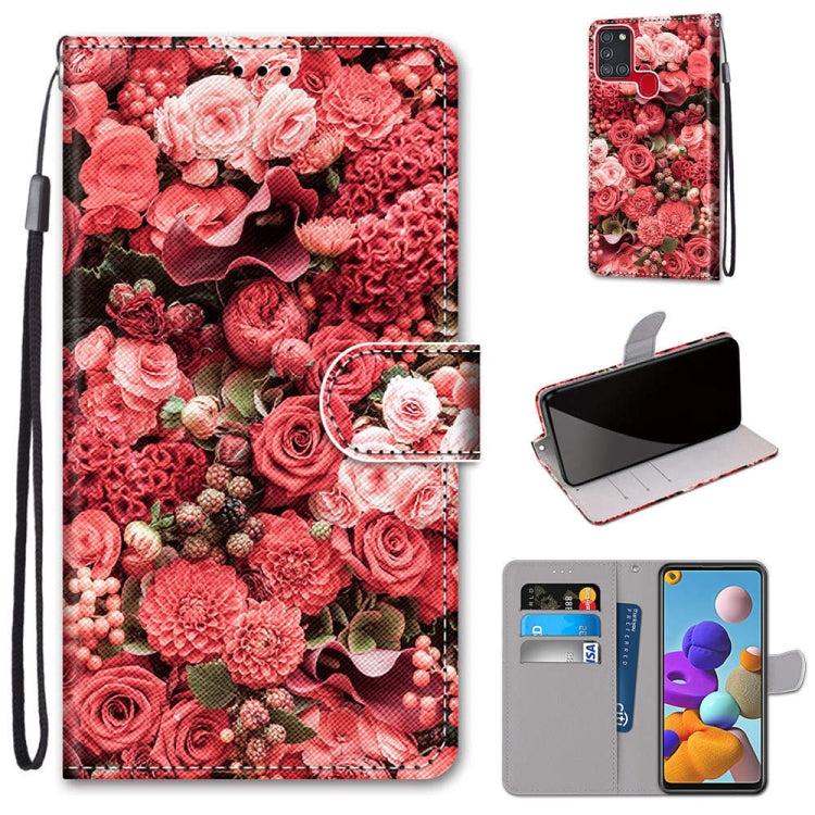 Coloured Drawing Cross Texture Horizontal Flip PU Leather Case with Holder & Card Slots & Wallet & Lanyard, Series 1
