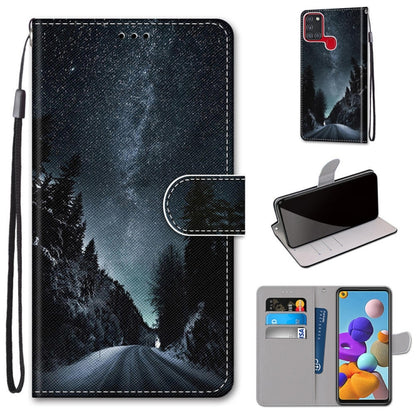 Coloured Drawing Cross Texture Horizontal Flip PU Leather Case with Holder & Card Slots & Wallet & Lanyard, Series 1