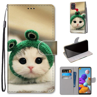 Coloured Drawing Cross Texture Horizontal Flip PU Leather Case with Holder & Card Slots & Wallet & Lanyard, Series 1