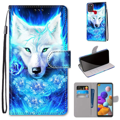 Coloured Drawing Cross Texture Horizontal Flip PU Leather Case with Holder & Card Slots & Wallet & Lanyard, Series 1