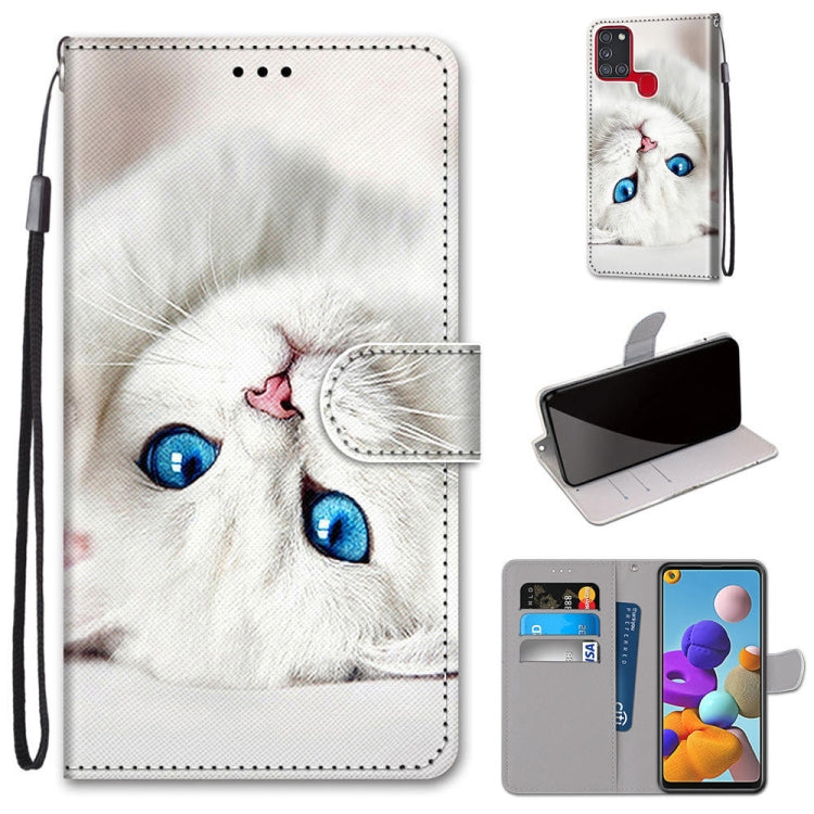 Coloured Drawing Cross Texture Horizontal Flip PU Leather Case with Holder & Card Slots & Wallet & Lanyard, Series 1